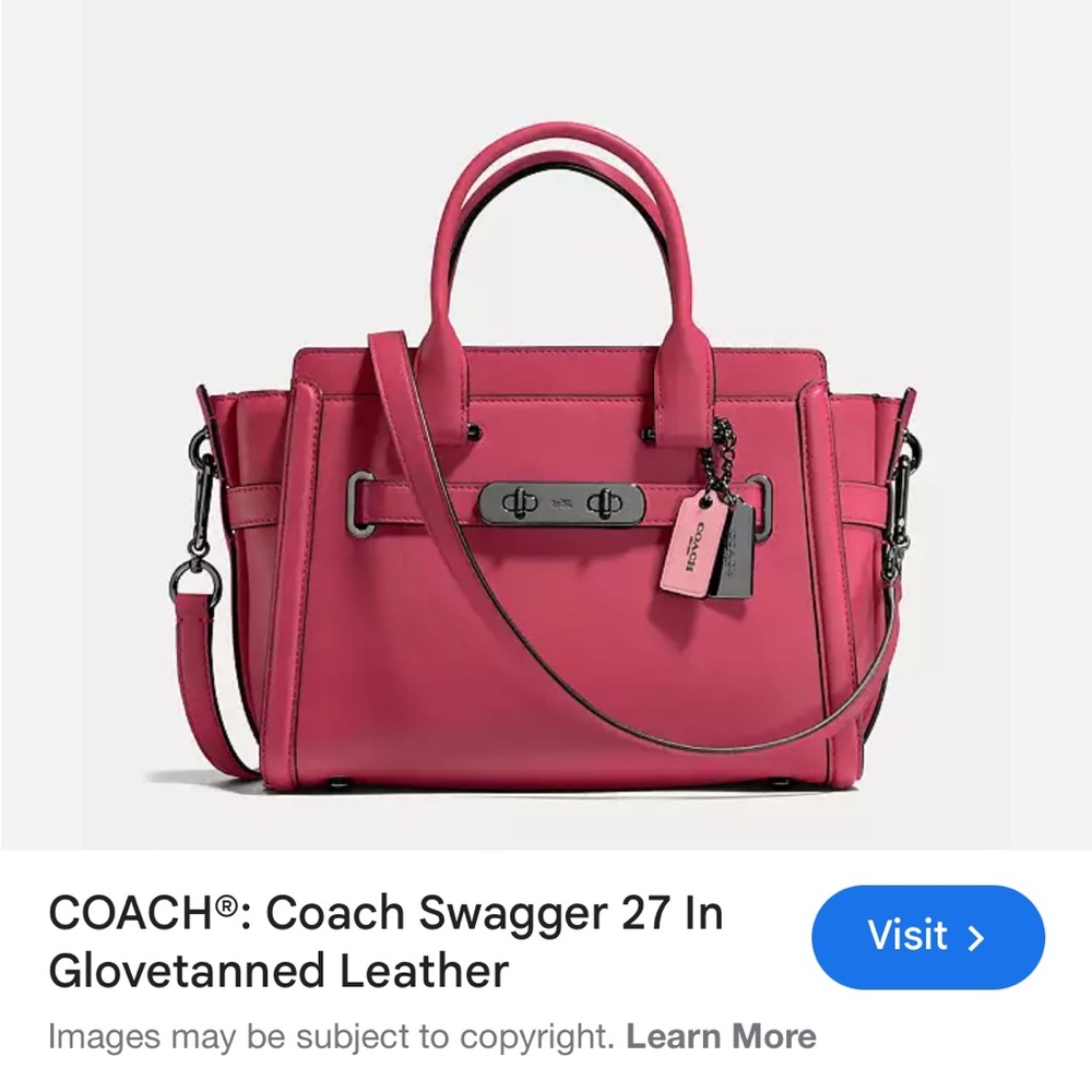 Coach Swagger 27 in Glovetanned Leather